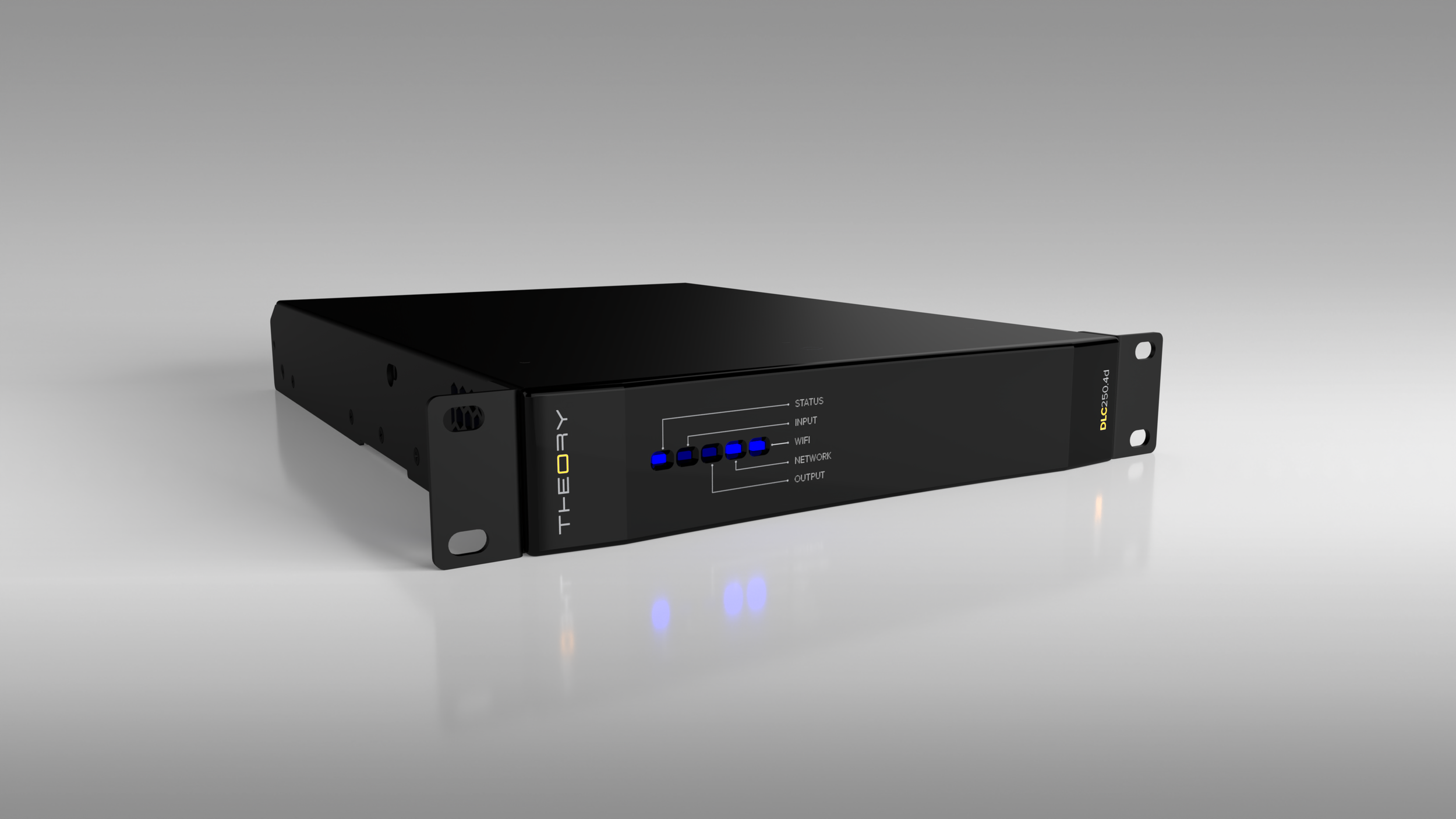DLC-250.4d 4-CHANNEL AMPLIFIED LOUDSPEAKER CONTROLLER WITH DANTE